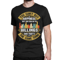 Billings City Montana  State Usa Flag Native American Classic T-shirt | Artistshot