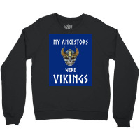 Viking Tshirt Ancetres Pour Fan De Vikings Kattegat Viking Warriors Lo Crewneck Sweatshirt | Artistshot