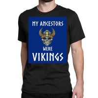 Viking Tshirt Ancetres Pour Fan De Vikings Kattegat Viking Warriors Lo Classic T-shirt | Artistshot