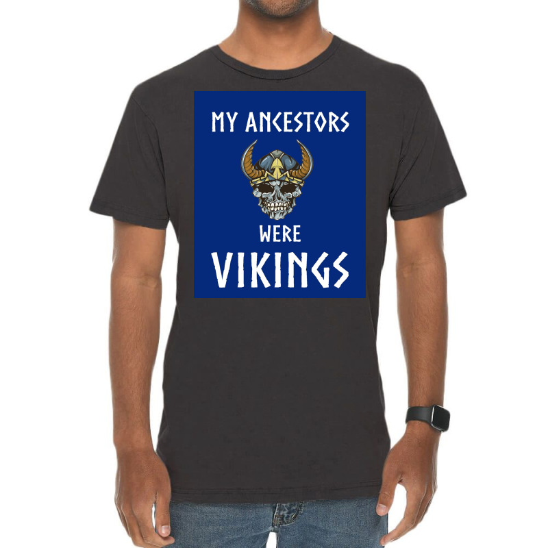 Viking Tshirt Ancetres Pour Fan De Vikings Kattegat Viking Warriors Lo Vintage T-shirt | Artistshot