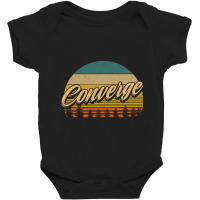 Personalized Name Converge Retro Styles Birthday Baby Bodysuit | Artistshot