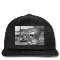 Burning Monk Printed Hat | Artistshot