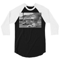 Burning Monk 3/4 Sleeve Shirt | Artistshot