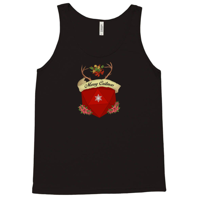 Merry Critmas Dice Tank Top | Artistshot