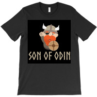 Vikings Son Of Odin Funny Gift Idea  Aesthetic Music T-shirt | Artistshot