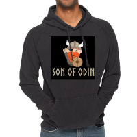 Vikings Son Of Odin Funny Gift Idea  Aesthetic Music Vintage Hoodie | Artistshot