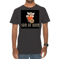 Vikings Son Of Odin Funny Gift Idea  Aesthetic Music Vintage T-shirt | Artistshot