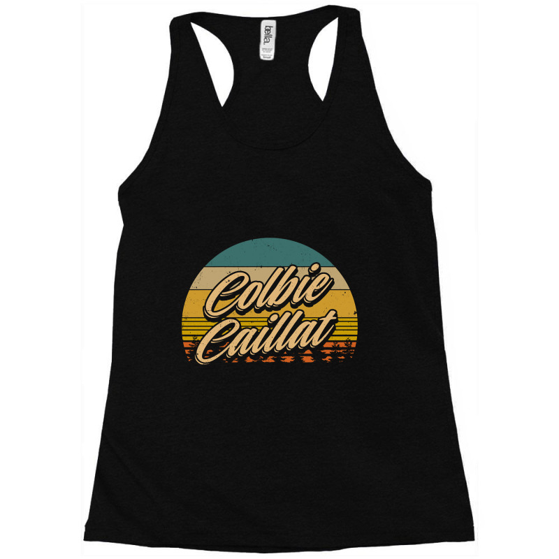 Personalized Name Caillat Retro Styles Birthday Racerback Tank by cubicgetting01 | Artistshot