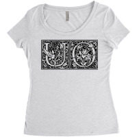 Uo   Initials U O Name Surname Onomastics Onomatology T Shirt Women's Triblend Scoop T-shirt | Artistshot