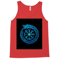 Vegvisir Jormungandr World Serpent  70s Yellow Tank Top | Artistshot