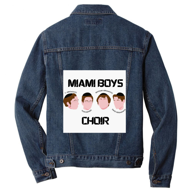 Miami Boys Choir Funny Quotes Men Denim Jacket | Artistshot