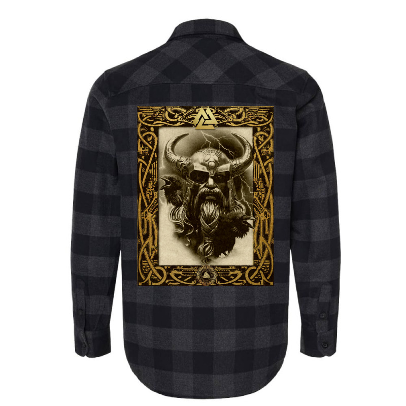 Odin  Blue Gift Travel Flannel Shirt | Artistshot