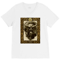 Odin  Blue Gift Travel V-neck Tee | Artistshot