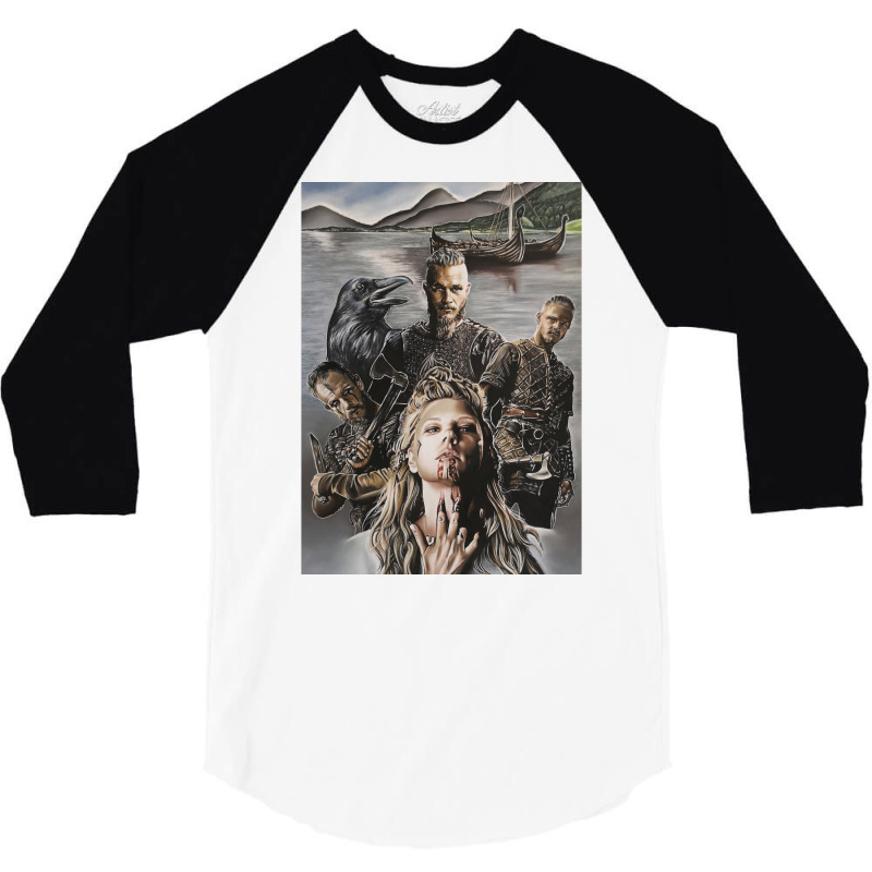 Vikings  Travel Girl 3/4 Sleeve Shirt | Artistshot