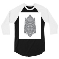 Odin Rune Viking  Hipster Stars 3/4 Sleeve Shirt | Artistshot