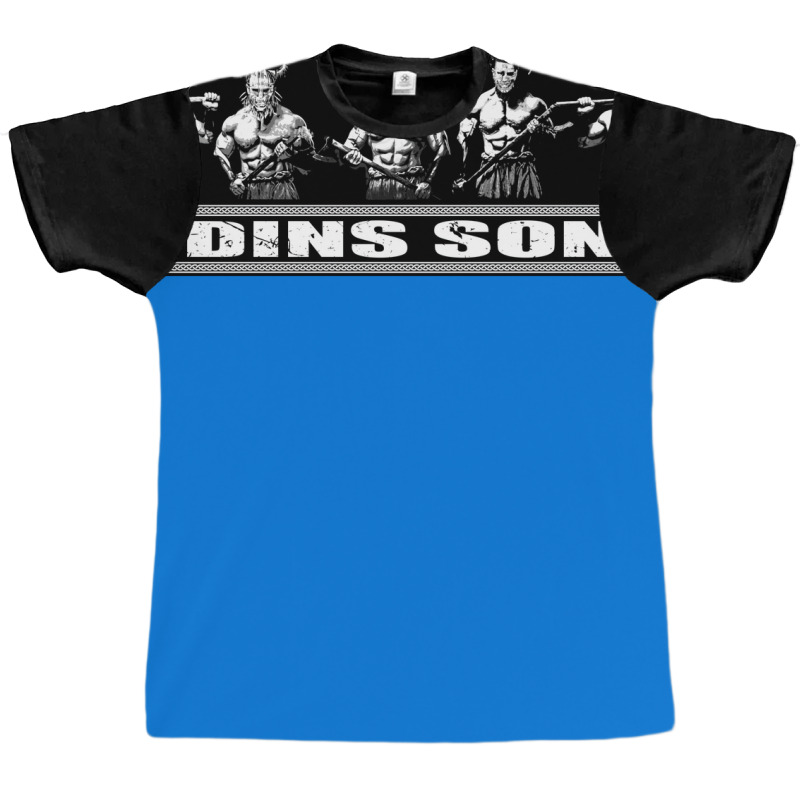 Odins Sons  Green 70s Graphic T-shirt | Artistshot