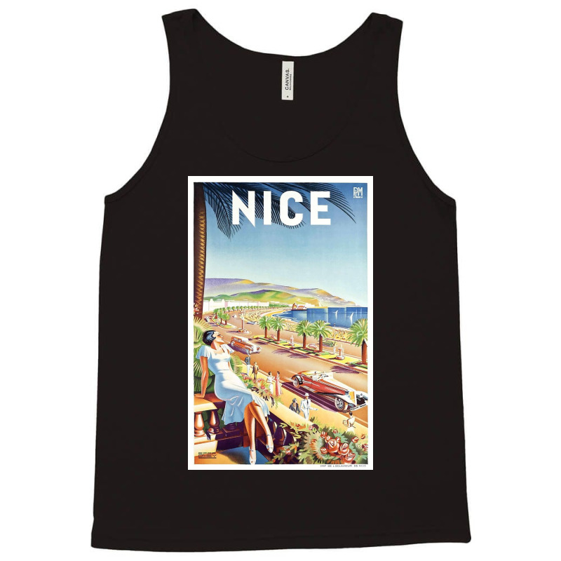 Nice // France Travel 1935 Tank Top | Artistshot