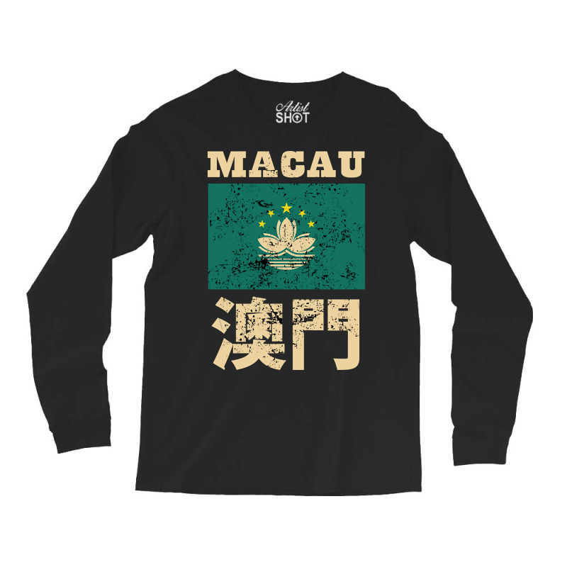 Flag Of Macao Special Administrative Region Of The People's Republic O Long Sleeve Shirts by joanmouse000 | Artistshot