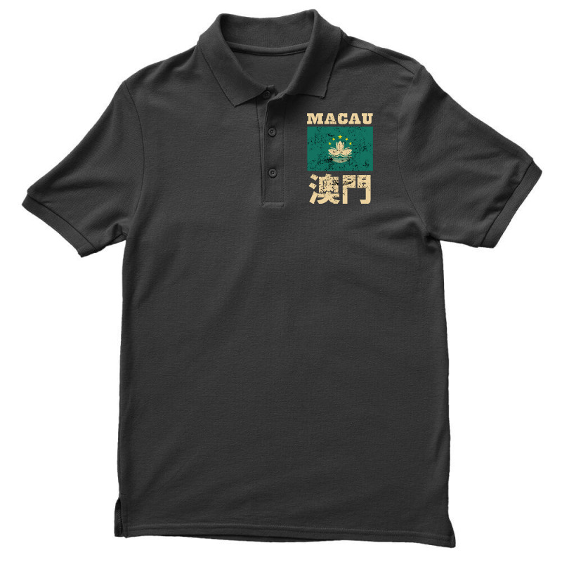 Flag Of Macao Special Administrative Region Of The People's Republic O Men's Polo Shirt by joanmouse000 | Artistshot