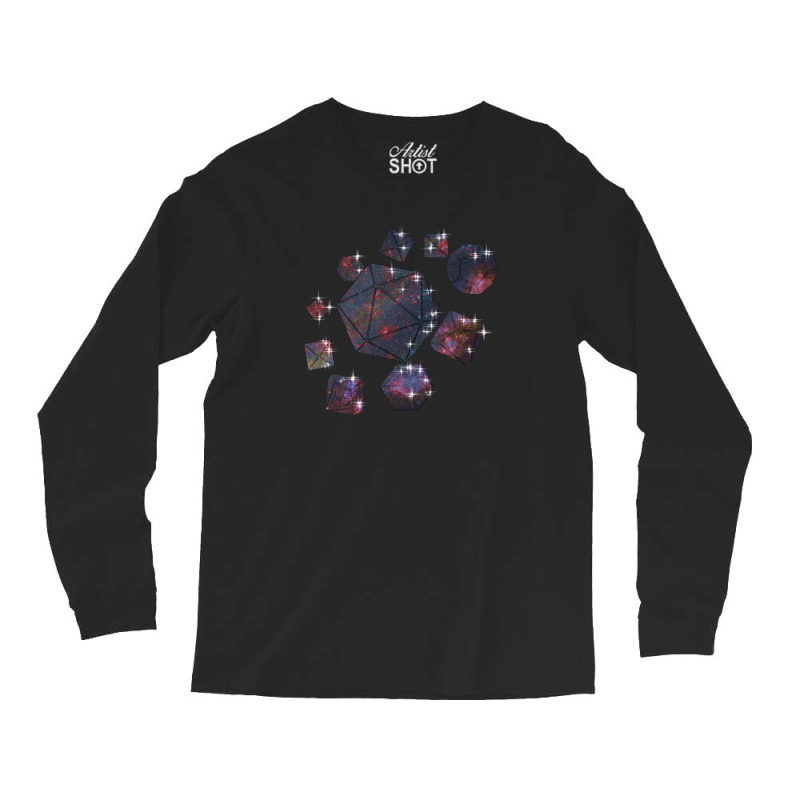 Milky Way Galaxy Dice Long Sleeve Shirts | Artistshot