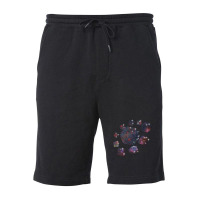 Milky Way Galaxy Dice Fleece Short | Artistshot