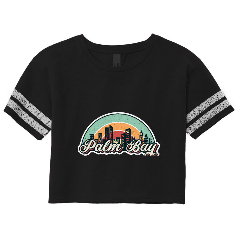 Palm Bay City Retro Scorecard Crop Tee by cryingfamilies16 | Artistshot