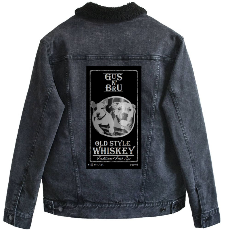 Take A Swig Of Letterkenny's Finest Whiskey! Unisex Sherpa-Lined Denim Jacket by KristyReneSeaton | Artistshot