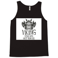 Viking Father With Great Viking Kids  Red Tumblr Tank Top | Artistshot