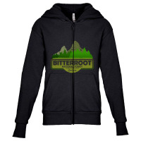 Bitterroot National Forest Mt State, Montana Usa, Nature Landscape Youth Zipper Hoodie | Artistshot