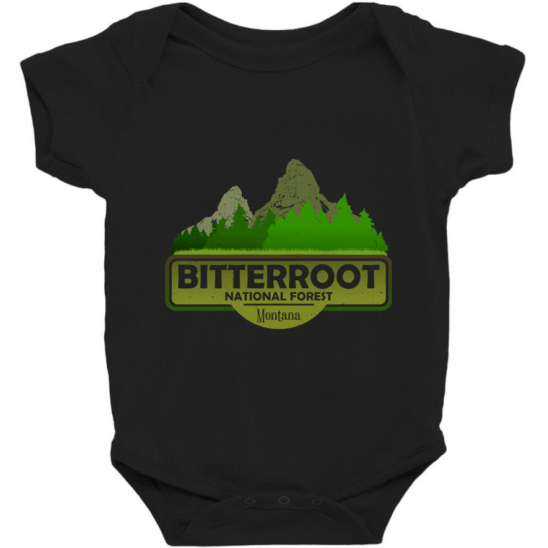 Bitterroot National Forest Mt State, Montana Usa, Nature Landscape Baby Bodysuit by kayakbetween30 | Artistshot