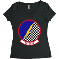 16 Airborne Command And Control Squadron Acc (u.s. Air Force) Women's Triblend Scoop T-shirt | Artistshot