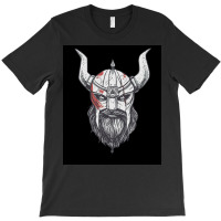 Viking Warrior Head Illustration Image  Gift Hippie T-shirt | Artistshot