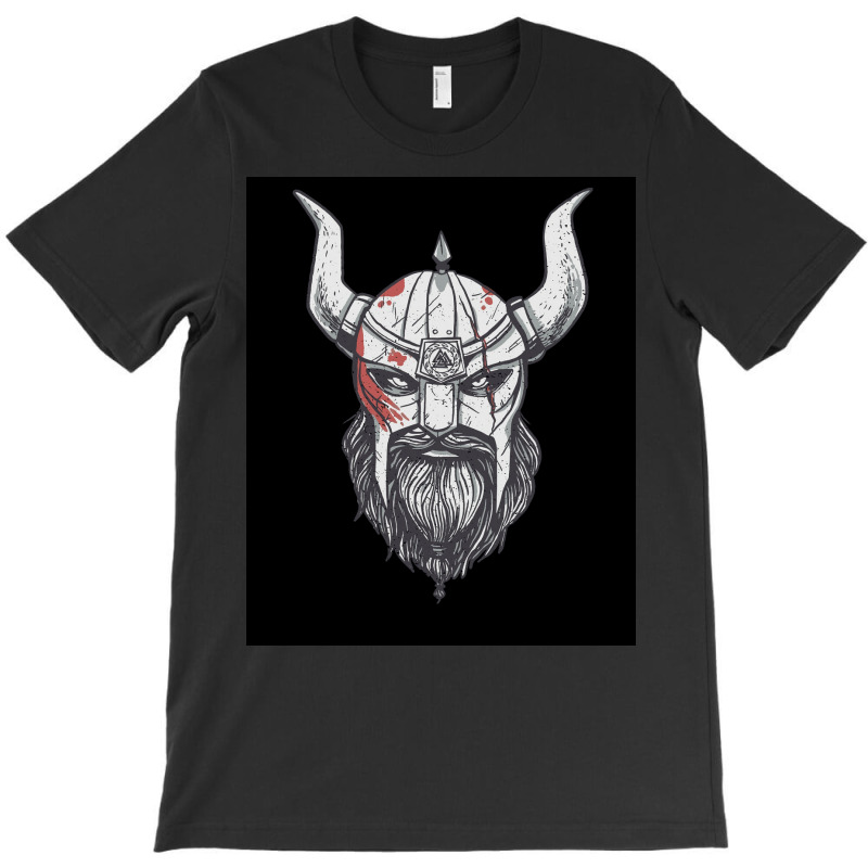 Viking Warrior Head Illustration Image  Gift Hippie T-Shirt by wedmanrolingf | Artistshot