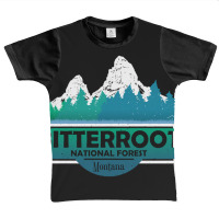 Bitterroot National Forest Mt State, Montana Usa, Nature Landscape-ng8 Graphic Youth T-shirt | Artistshot