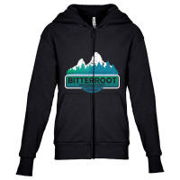 Bitterroot National Forest Mt State, Montana Usa, Nature Landscape-ng8 Youth Zipper Hoodie | Artistshot