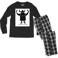 Strong Viking  Music Funny Men's Long Sleeve Pajama Set | Artistshot