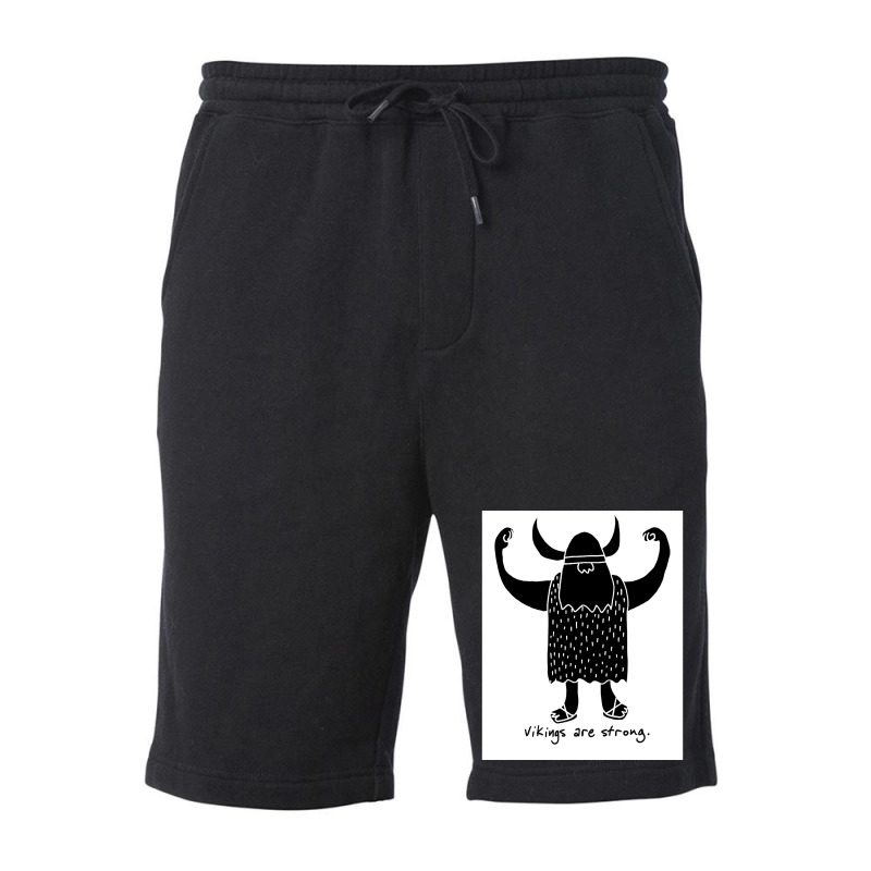 Strong Viking  Music Funny Fleece Short | Artistshot