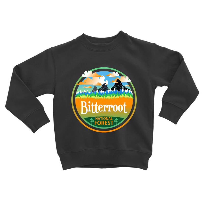 Bitterroot National Forest, Montana Nature Landscape Toddler Sweatshirt by kayakbetween30 | Artistshot