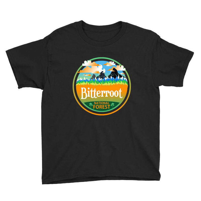 Bitterroot National Forest, Montana Nature Landscape Youth Tee by kayakbetween30 | Artistshot