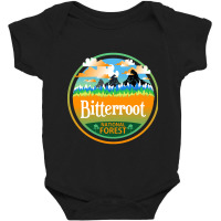 Bitterroot National Forest, Montana Nature Landscape Baby Bodysuit | Artistshot