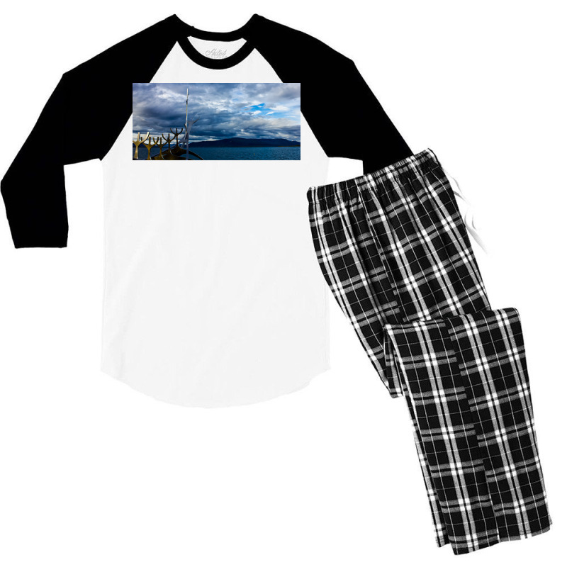 Voyage Of The Vikings  Love Hippie Men's 3/4 Sleeve Pajama Set | Artistshot