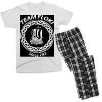 Team F Viking Shirt Viking Rune Vegvisir  Hippie Red Men's T-shirt Pajama Set | Artistshot