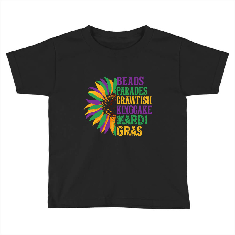 Beads Parades Crawfish Kingcake Funny New Orleans Mardi Gras Toddler T-shirt | Artistshot