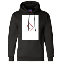 Viking Norse Rune Jera Simple Red Amp White  80s Hippie Champion Hoodie | Artistshot