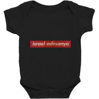 Israel Adesanya - Simple Red Vintage Baby Bodysuit | Artistshot