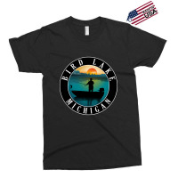 Bird Lake Fishing Michigan Sunset Exclusive T-shirt | Artistshot