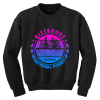 Bitterroot National Forest, Montana State, Nature Landscape-8rvqh Youth Sweatshirt | Artistshot