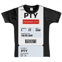 Panama City Boarding Pass Graphic Youth T-shirt | Artistshot