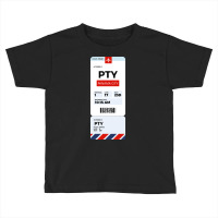 Panama City Boarding Pass Toddler T-shirt | Artistshot