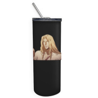 Alucard Flipping The Bird Skinny Tumbler | Artistshot